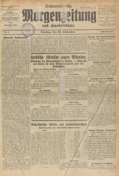Oesterreichische Morgenzeitung und Handelsblatt