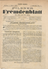 Pilsner Fremdenblatt 