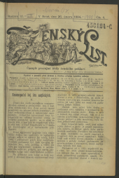 Zensky List (Frauenblatt)