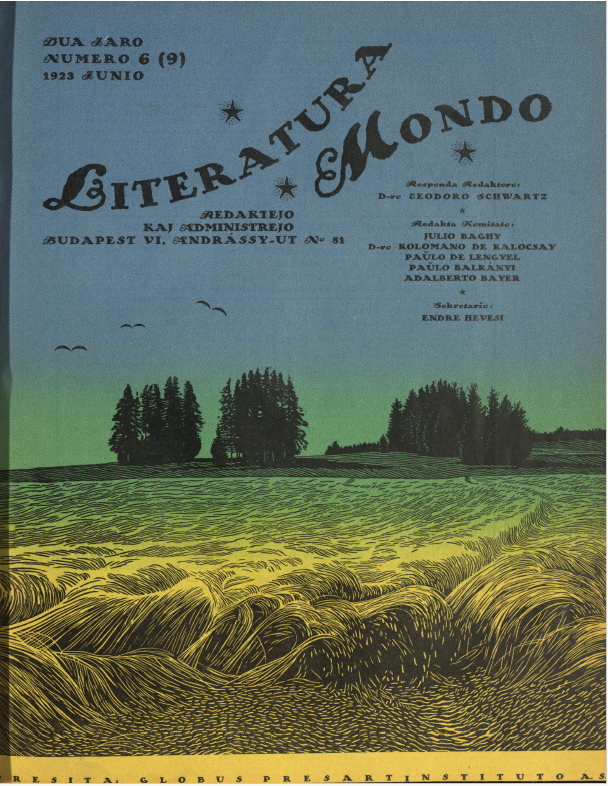 Titelblatt Literatura Mondo