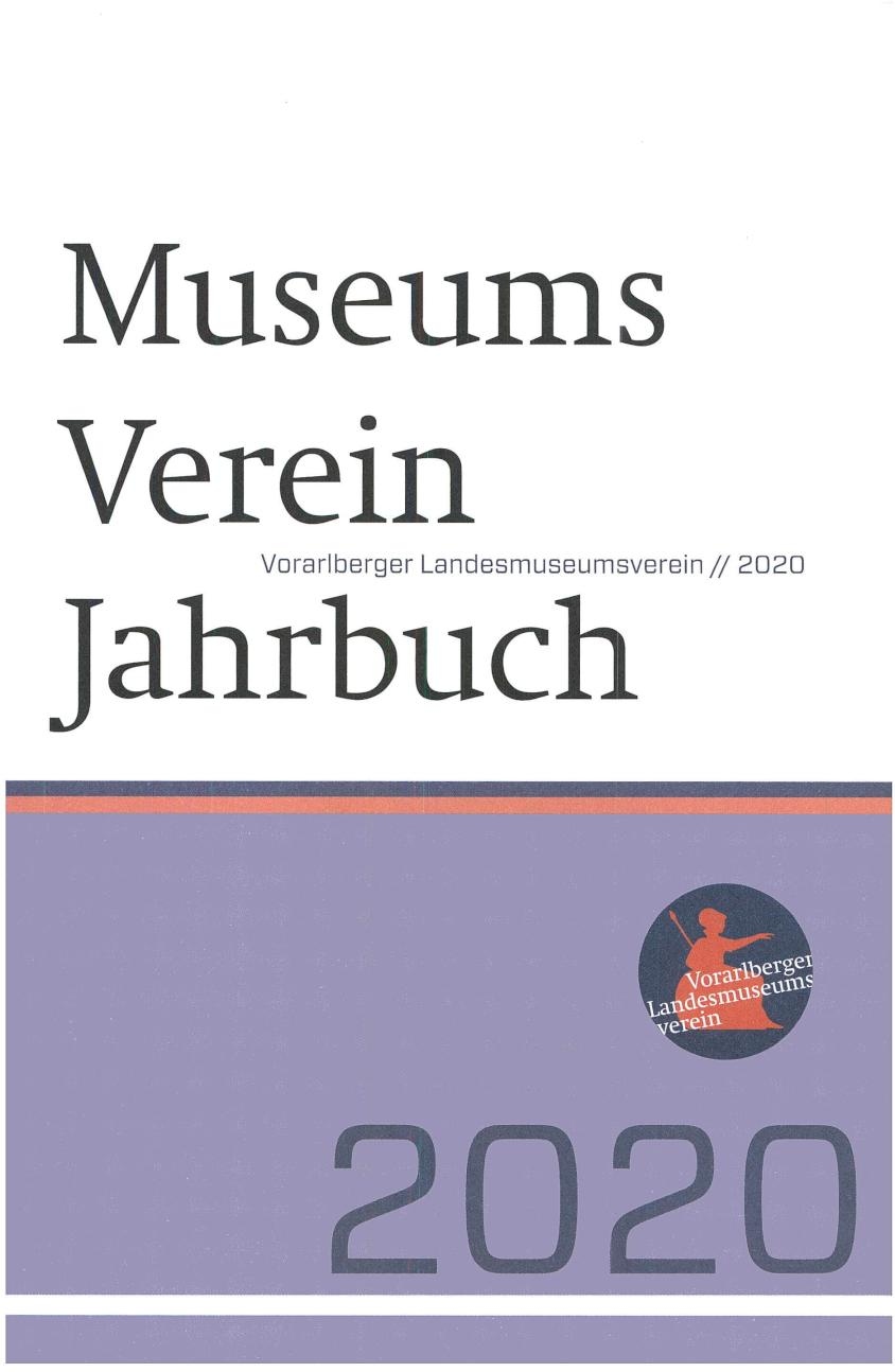 Jahrbuch des Vorarlberger Landesmuseumsvereins, 2021, Jahrestitelblatt; ANNO/ÖNB